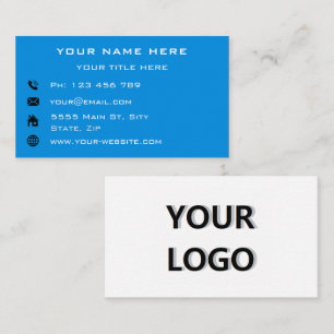 Design Your Own Business Card Template with Logo
