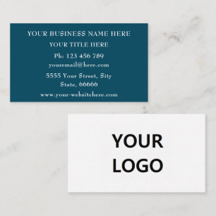 Design Your Own Business Cards Example with Logo
