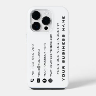 Design Your Own Business iPhone Case Choose Colour