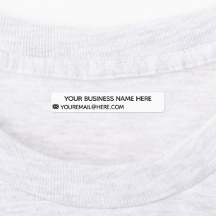 Design Your Own Business Labels Custom Text Info