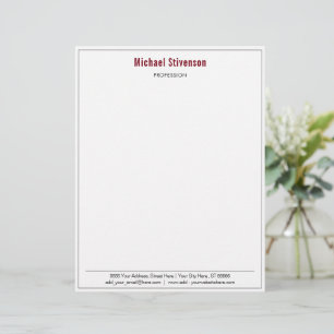 Design Your Own Business Letterhead Template