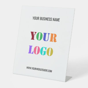 Design Your Own Business Pedestal Sign Template