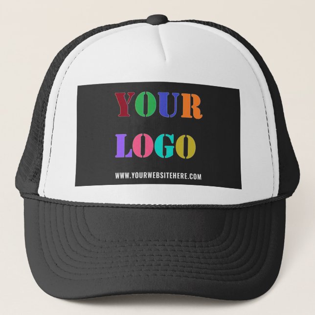 Design Your Own Business Trucker Hat Template (Front)