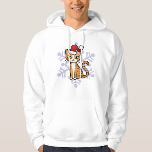 Design Your Own Cartoon Cat (Christmas) Hoodie