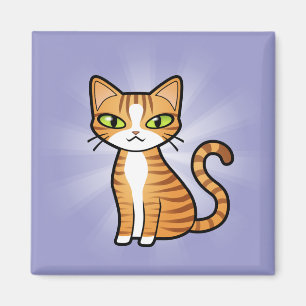 Design Your Own Cartoon Cat Magnet