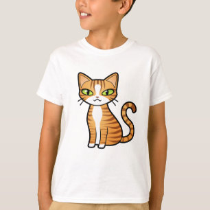 Design Your Own Cartoon Cat T-Shirt
