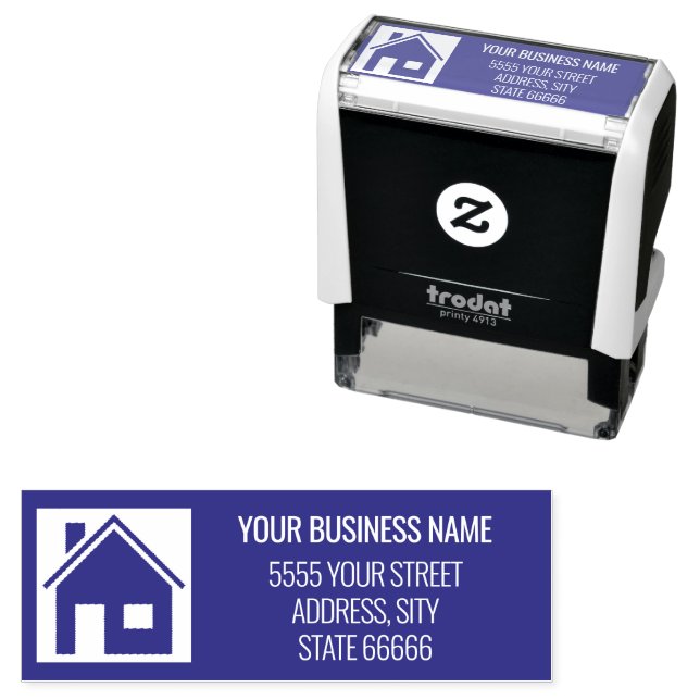 Design Your Own Colour Address Self-inking Stamp (In Situ)