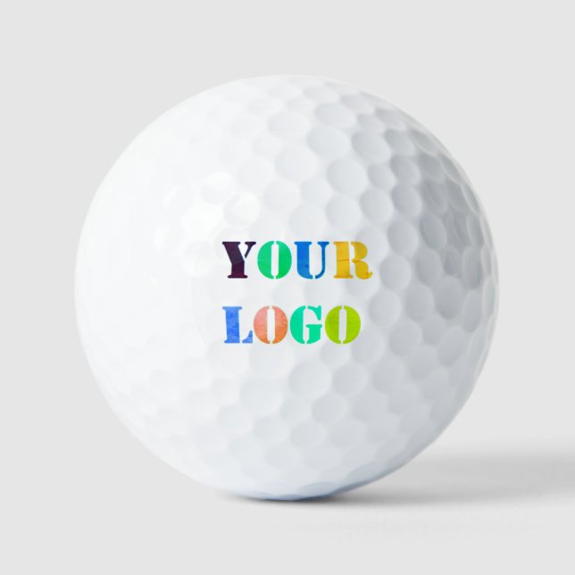Design Your Own Company Logo Stamps Golf Balls (Front)