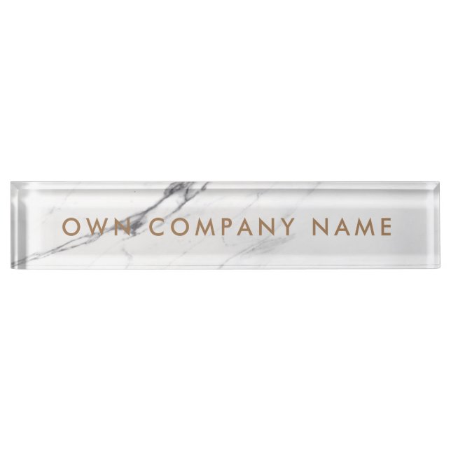 Design Your Own  Company  Nameplate (Front)