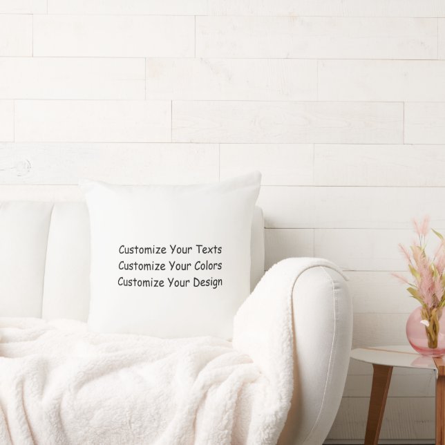 Design Your Own Custom 20" Polyester Cushion (Couch)