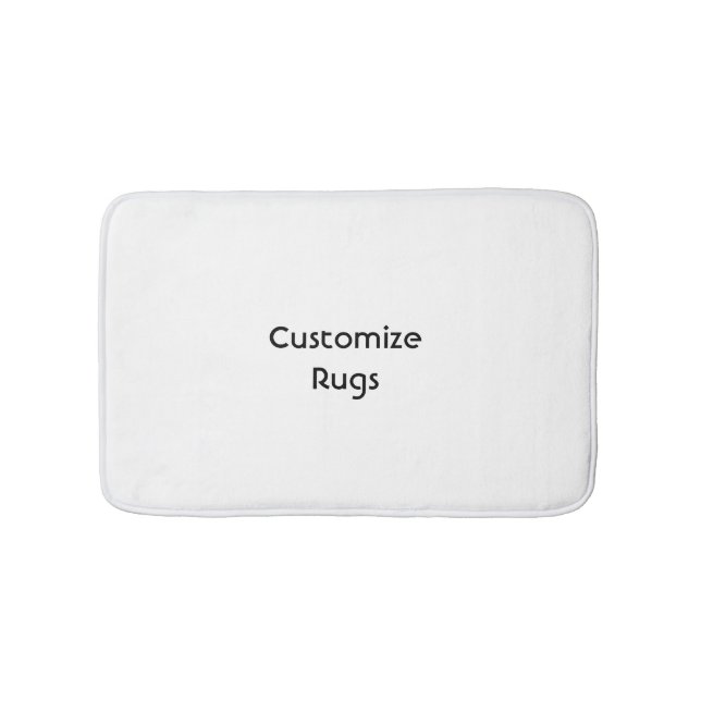 Design Your Own custom  Bath Mat (Front)