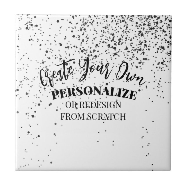 Design Your Own Custom Ceramic Tile (Front)