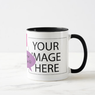 Design Your Own Custom Coffee Mug Speech Bubbles