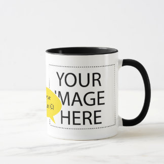 Design Your Own Custom Coffee Mug Speech Bubbles