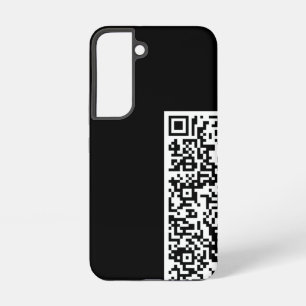 Design Your Own Custom Colour Personalised QR Code Samsung Galaxy Case