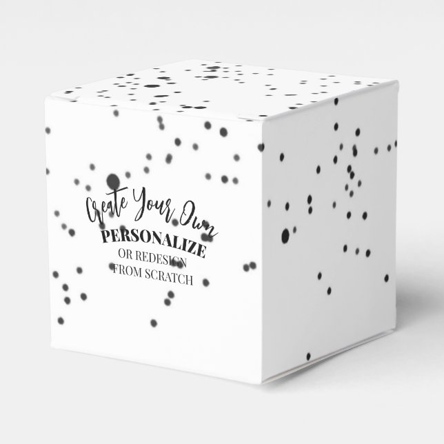 Design Your Own Custom Favour Box (Front Side)