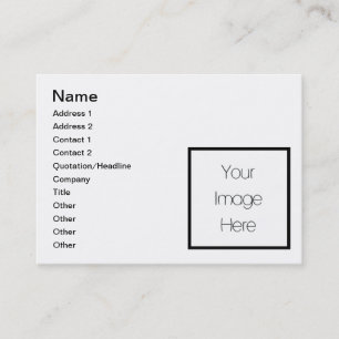 Design Your Own Custom Gift - Blank Business Card