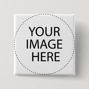 Design Your Own Custom Gifts - Blank 15 Cm Square Badge