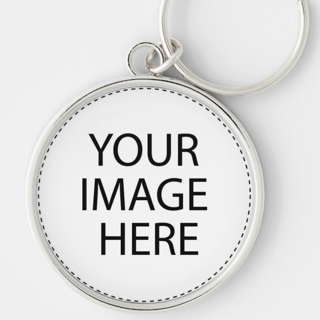Design Your Own Custom Gifts - Blank Key Ring (Front)