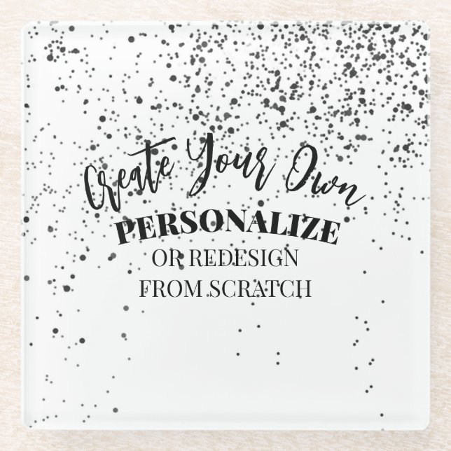 Design Your Own Custom Glass Coaster (Front)