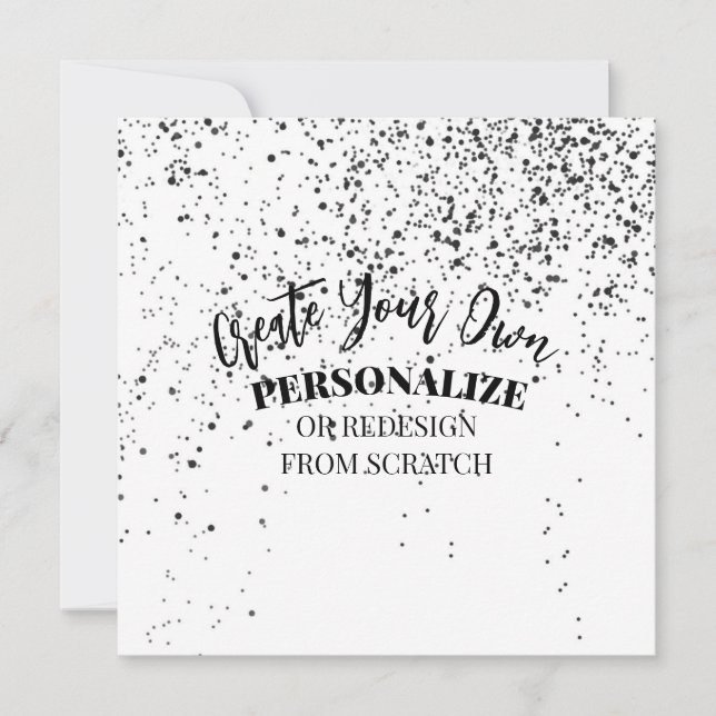 Design Your Own Custom Invitation (Front)