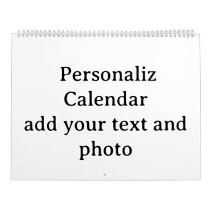 Design Your Own custom Large Calendar