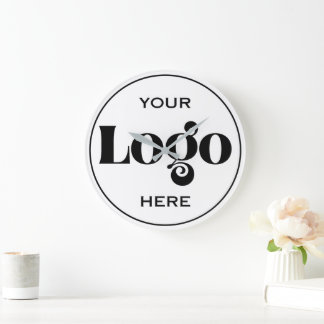 Design Your Own Custom Logo Large Clock