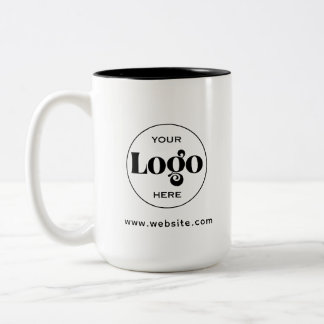 Design Your Own Custom Logo Two-Tone Coffee Mug