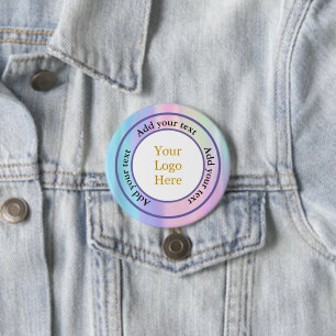 Design Your Own Custom Modern Logo Business 7.5 Cm Round Badge