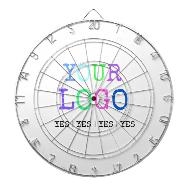 Design Your Own Custom Personalised Logo Dartboard (Front)