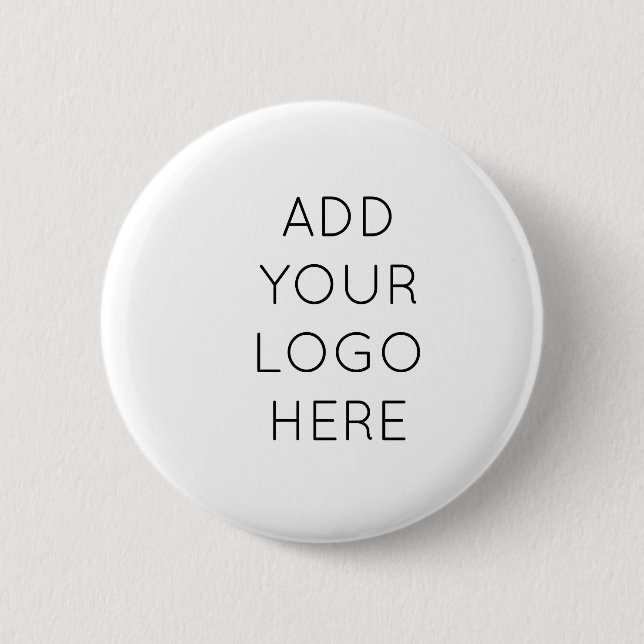 Design Your Own Custom Personalised Logo Image 6 Cm Round Badge (Front)
