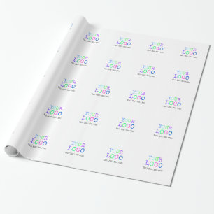 Design Your Own Custom Personalised Logo Wrapping Paper
