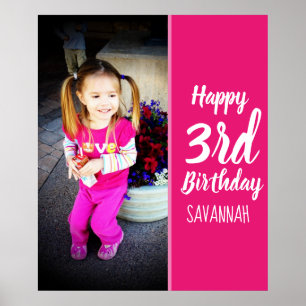 Design Your Own Custom Photo Birthday Poster