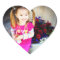 Design your own Custom Photo Stickers Heart Shaped