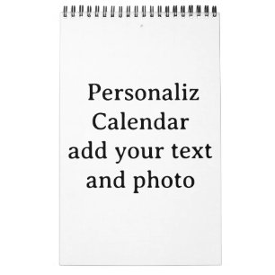 Design Your Own custom Single Page Calendar
