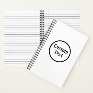 Design Your Own Custom Spiral Notebook