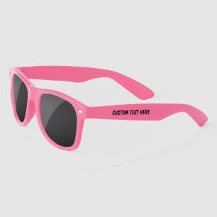 Design Your Own Custom Text Sunglasses Personalise