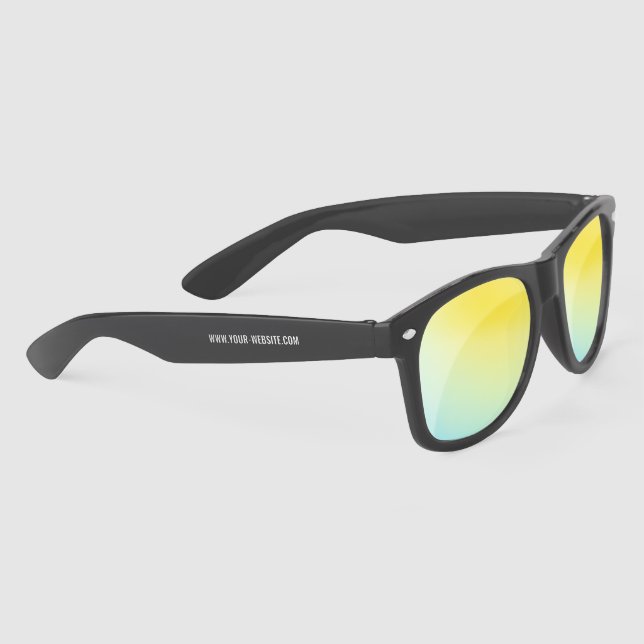 Design Your Own Custom Text Sunglasses Template (Right)