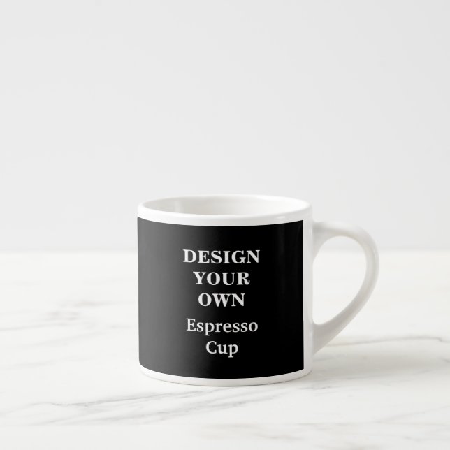 Design Your Own Espresso Cup - Black (Right)
