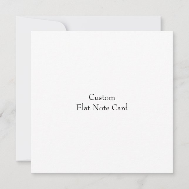Design Your Own Flat Card (Front)