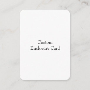 Design Your Own Flat  Enclosure Card