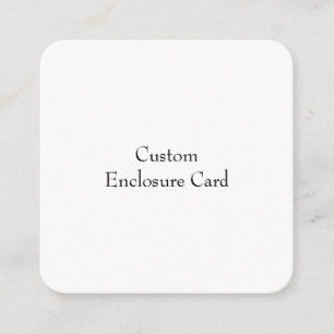 Design Your Own Flat  Enclosure Card