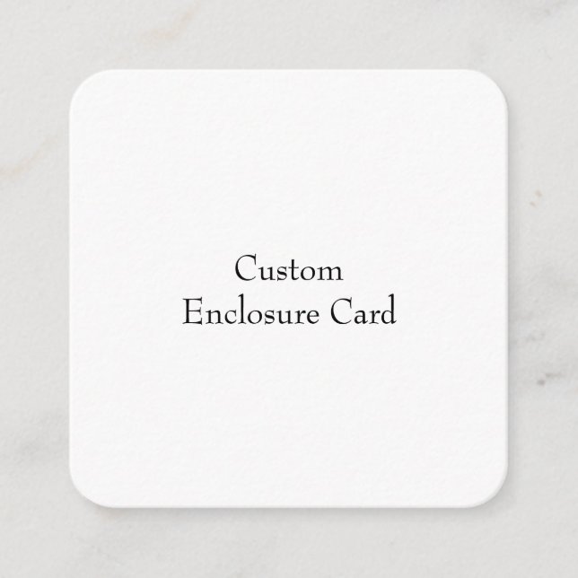 Design Your Own Flat  Enclosure Card (Front)