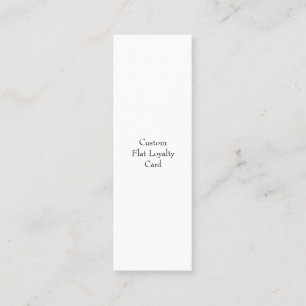 Design Your Own Flat Loyalty Card