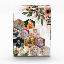 Design Your Own Floral 12 Photo Collage