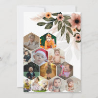 Design Your Own Floral 12 Photo Collage