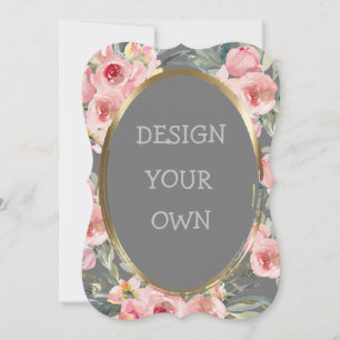 Design Your Own Floral Invitation