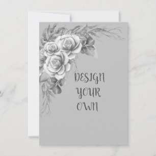 Design Your Own Floral Invitation