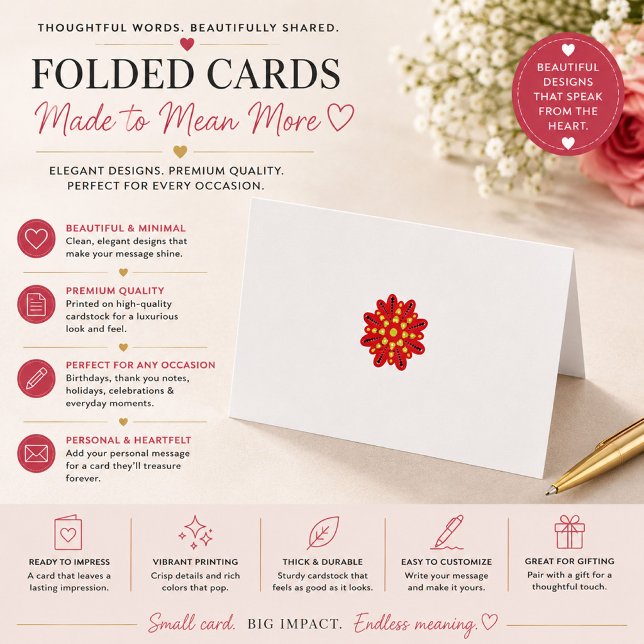 Design Your Own Folded Card | Custom Template (Creator Uploaded)