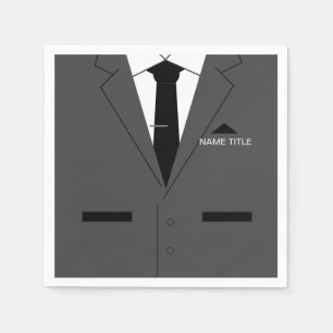 Design Your Own Funny Business Napkins Custom Text